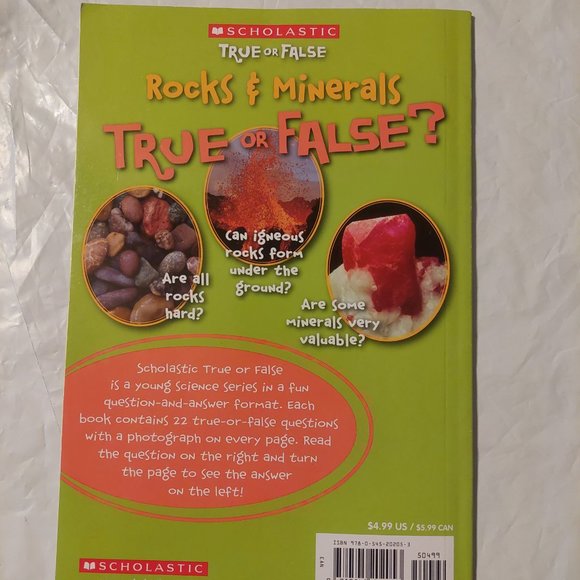 Rocks and Minerals Scholastic book - Picture 2 of 5